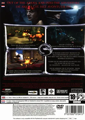 Mortal Kombat - Shaolin Monks box cover back